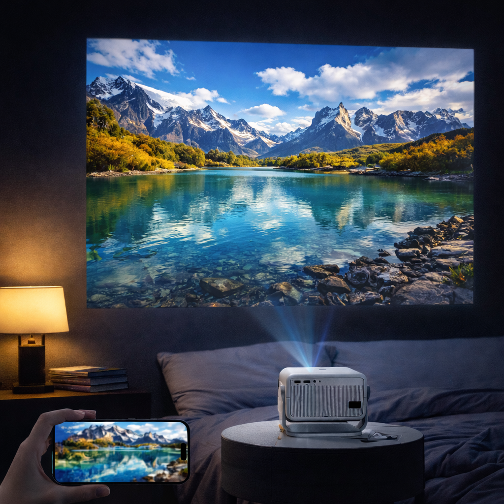 Proyector MagCubic - Solo por hoy llévate el proyector MagCubic + Pantalla de 60” GRATIS